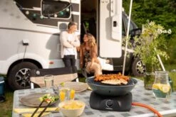 Campingaz 360 Grill Tabletop Gas BBQ & Stove - Iron Grey -Attwoolls Outdoors 360 grey image 7