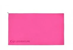 Lifeventure SoftFibre Pink Towel - X-Large -Attwoolls Outdoors 63042 softfibre towel pink xlarge 1
