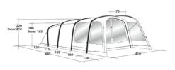Outwell Avondale 6PA Tent 2022 22 Outwell Avondale 6PA Tent 2022 -Attwoolls Outdoors avondale 6pa tent dimensions 3