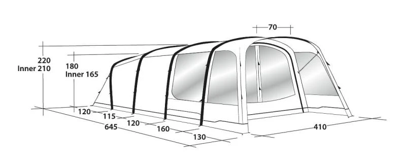 Outwell Avondale 6PA Tent 2022 6 Outwell Avondale 6PA Tent 2022 - Image 4