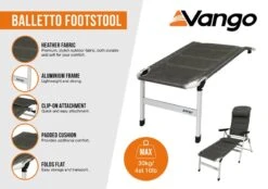 Vango Balletto Footrest 7 Vango Balletto Footrest -Attwoolls Outdoors balletto footrest infographic