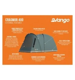 Vango Cragmor 400 (Poled) Tent 2023 -Attwoolls Outdoors cragmor 400 image 3
