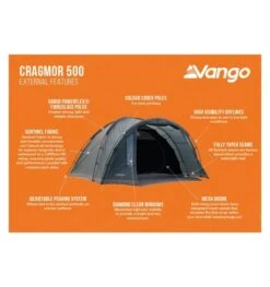 Vango Cragmor 500 (Poled) Tent 2023 -Attwoolls Outdoors cragmor 500 image 3