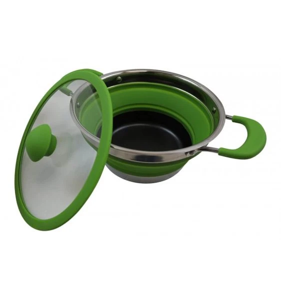 Vango Cuisine 1.5L Casserole Pot - Green 4 Vango Cuisine 1.5L Casserole Pot - Green - Image 2