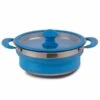 Kampa Collapsible Saucepan 1.5L - Blue -Attwoolls Outdoors cw0090 1.5l web collapsible saucepan blue a 0