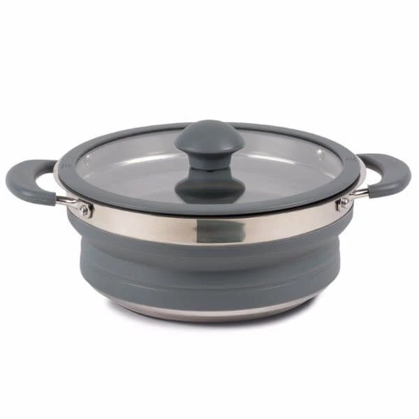 Kampa Collapsible Saucepan 1.5L - Grey 3 Kampa Collapsible Saucepan 1.5L - Grey