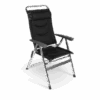 Dometic Quattro Milano Chair - Pro Black -Attwoolls Outdoors dometic quattro chair black