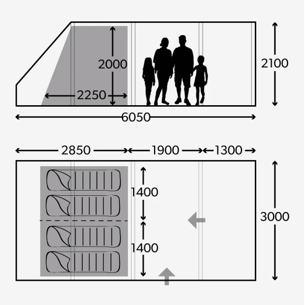 Dometic Rarotonga TC 401 Air Tent 2023 4 Dometic Rarotonga TC 401 Air Tent 2023 - Image 2