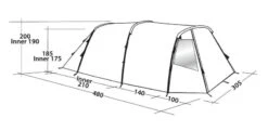 Easy Camp Huntsville 500 Tent -Attwoolls Outdoors easy camp huntsville 500 dimensions image 1
