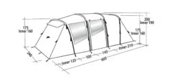 Easy Camp Huntsville Twin 600 Tent -Attwoolls Outdoors easy camp huntsville twin 600 dimension image 1
