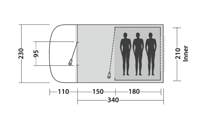 Easy Camp Palmdale 300 Tent 4 Easy Camp Palmdale 300 Tent - Image 2