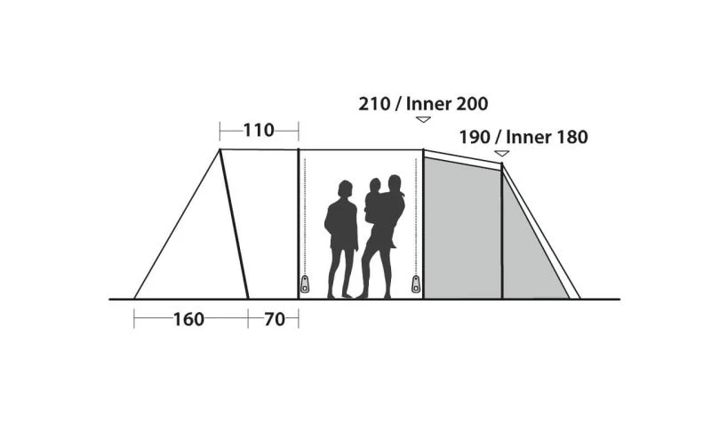 Easy Camp Palmdale 500 Lux Tent 5 Easy Camp Palmdale 500 Lux Tent - Image 3