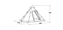 Easy Camp Bolide 400 Tipi Tent 2023 11 Easy Camp Bolide 400 Tipi Tent 2023 -Attwoolls Outdoors easycamp bolide 400 drawing perspective2