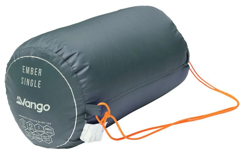 Vango Ember Single Sleeping Bag - Mineral Green 6 Vango Ember Single Sleeping Bag - Mineral Green - Image 4