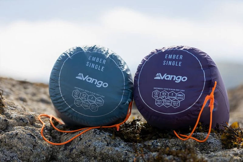 Vango Ember Single Sleeping Bag - Mineral Green 10 Vango Ember Single Sleeping Bag - Mineral Green - Image 8