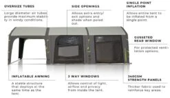 Zempire Fortress V2 Air Tent 2023 -Attwoolls Outdoors fortress v2 image 5
