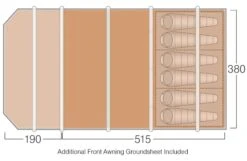 Attwoolls Outdoors -Attwoolls Outdoors joro 600xl footprint dimensions image guide