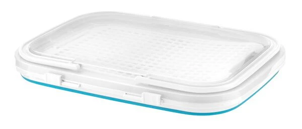 Quest Collapsible Deluxe Basket And Cooler - Blue 4 Quest Collapsible Deluxe Basket And Cooler - Blue - Image 2