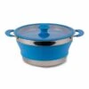 Kampa Collapsible Saucepan 3L - Blue -Attwoolls Outdoors kampa cw0092 3l collaps saucepan blue a 1