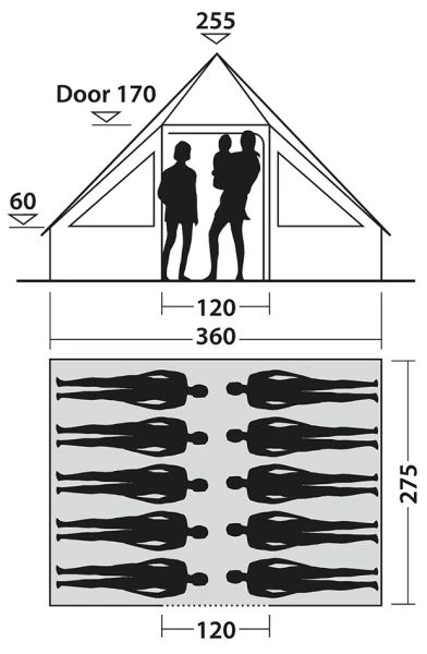 Easy Camp Moonlight Cabin Tent 2023 5 Easy Camp Moonlight Cabin Tent 2023 - Image 3