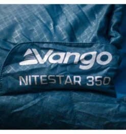 Vango Nitestar Alpha 350 Sleeping Bag - Blue -Attwoolls Outdoors nitestar alpha 350 blue 3