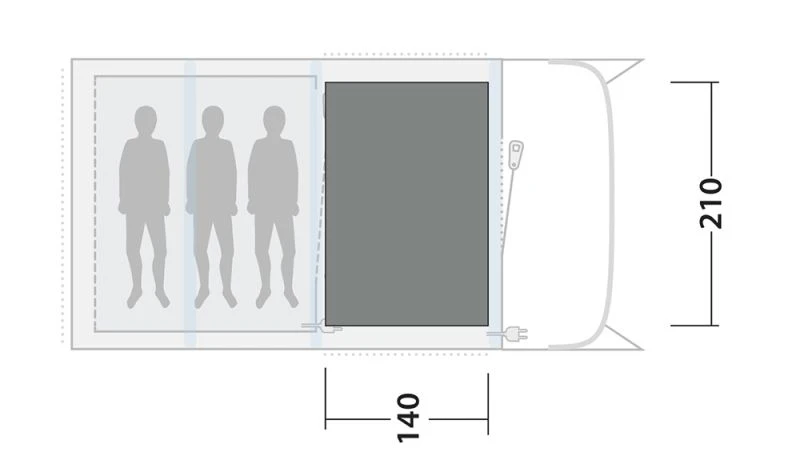 Outwell Sunhill 3 Air Cosy Carpet 4 Outwell Sunhill 3 Air Cosy Carpet - Image 2