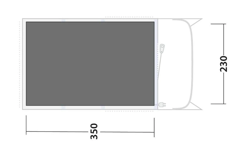 Outwell Sunhill 3 Air Footprint 4 Outwell Sunhill 3 Air Footprint - Image 2