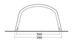Outwell Hayward Lake 6ATC Tent 2022 -Attwoolls Outdoors outwell hayward lake 6atc dimensions image 4
