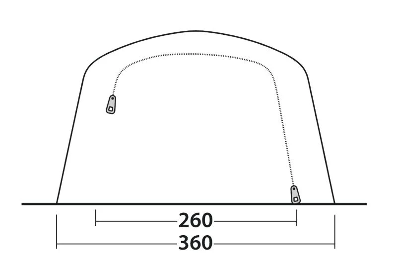 Outwell Jacksondale 5PA Tent 2023 17 Outwell Jacksondale 5PA Tent 2023 - Image 15