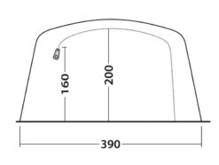 Outwell Parkdale 6PA Tent 2023 24 Outwell Parkdale 6PA Tent 2023 -Attwoolls Outdoors outwell parkdale 6pa tent 111181 drawing other5