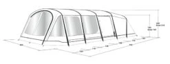 Outwell Queensdale 8PA Tent 2023 -Attwoolls Outdoors outwell queensdale 8pa tent dimensions 3