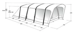 Outwell Springville 5SA Tent 2023 -Attwoolls Outdoors outwell springville 5sa dimensions image 1