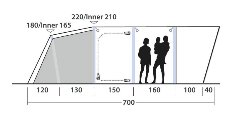 Outwell Springville 6SA Tent 2023 5 Outwell Springville 6SA Tent 2023 - Image 3