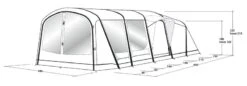 Outwell Sundale 7PA Tent 2023 17 Outwell Sundale 7PA Tent 2023 -Attwoolls Outdoors outwell sundale 7pa tent 111188 drawing perspective2