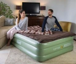 Coleman Maxi Comfort Bed Raised King 7 Coleman Maxi Comfort Bed Raised King -Attwoolls Outdoors raised king lifestyle 2