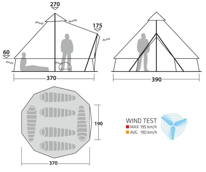 Robens Klondike PRS Tipi Tent 2023 4 Robens Klondike PRS Tipi Tent 2023 - Image 2