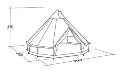 Robens Klondike PRS Tipi Tent 2023 16 Robens Klondike PRS Tipi Tent 2023 -Attwoolls Outdoors robens klondike prs dimensions image 2