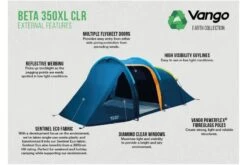 Vango Beta 350XL CLR Tent 2023 11 Vango Beta 350XL CLR Tent 2023 -Attwoolls Outdoors vango beta 350xl clr tent features