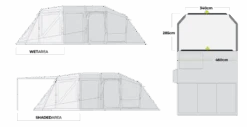 Zempire Aero TXL Pro TC Air Tent 2022 -Attwoolls Outdoors zempire aero txl pro profiles awning